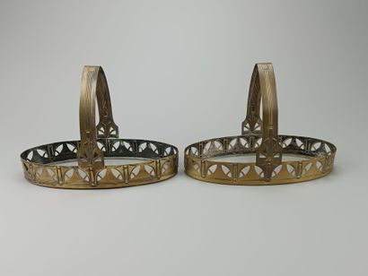 WMF
Pair of baskets forming a planter in...
