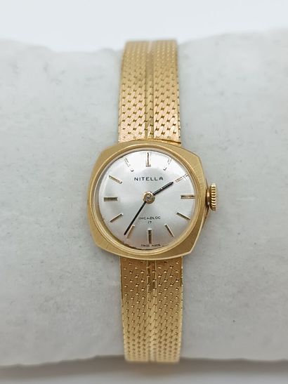 NITELLA incabloc 17 jewels. Swiss made.
Montre...