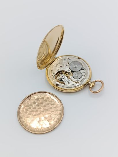 OMEGA, Suisse.
Montre de poche en or jaune...