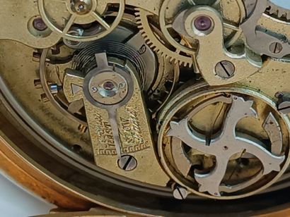 Montre savonnette chronographe de poche en...