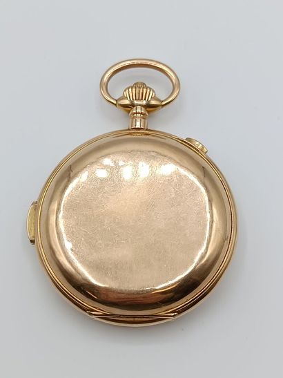 Montre savonnette chronographe de poche en...
