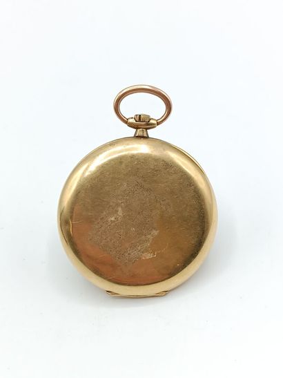 OMEGA, Suisse.
Montre de poche en or jaune...