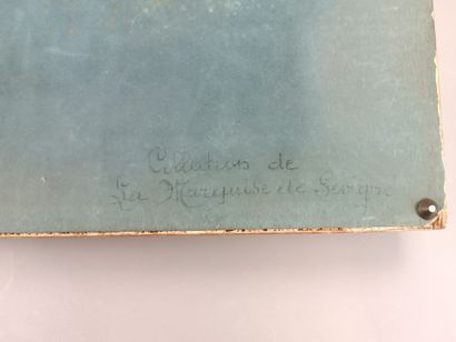 Collection de la Marquise de Sévigné.
Curieux...