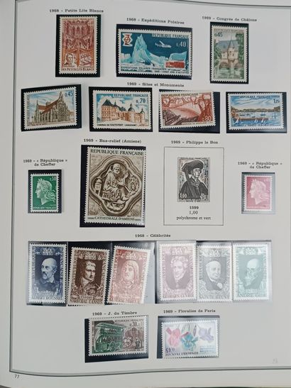 FRANCE.
Collection de timbres neufs et oblitérés,...
