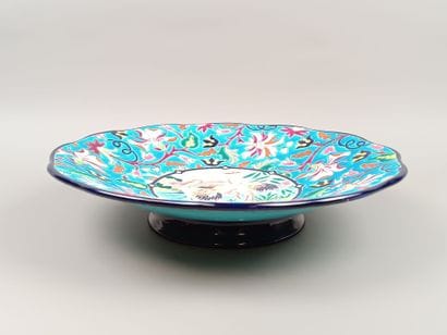 LONGWY 
Coupe sur talon à émaux cloisonné...