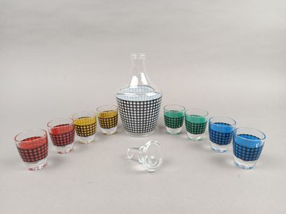Service liqueur cristal d'ARQUES comprenant...