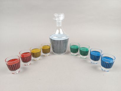 Service liqueur cristal d'ARQUES comprenant...