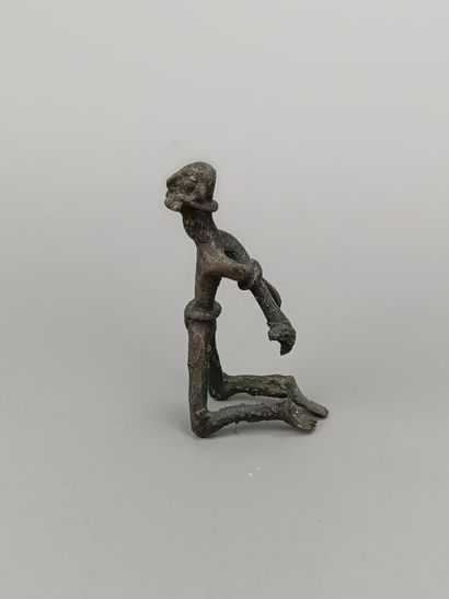 ART AFRICAIN
Lot de 8 sujets en métal ou...