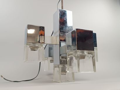 Gaetano SCIOLARI (1927-1994), 
Lustre modèle...