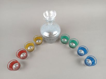 Service liqueur cristal d'ARQUES comprenant...