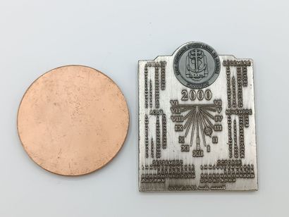 Deux médailles en bronze du 3ème Régiment...