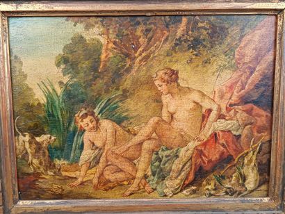 Ecole du XIXè siècle, D'après François Boucher...