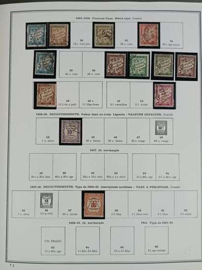 FRANCE.
Collection de timbres neufs et oblitérés,...