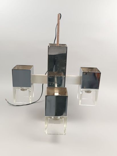 Gaetano SCIOLARI (1927-1994), 
Lustre modèle...