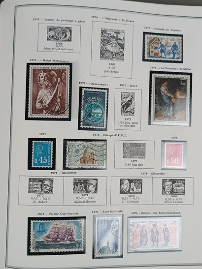 FRANCE.
Collection de timbres neufs et oblitérés,...