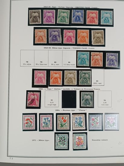 FRANCE.
Collection de timbres neufs et oblitérés,...