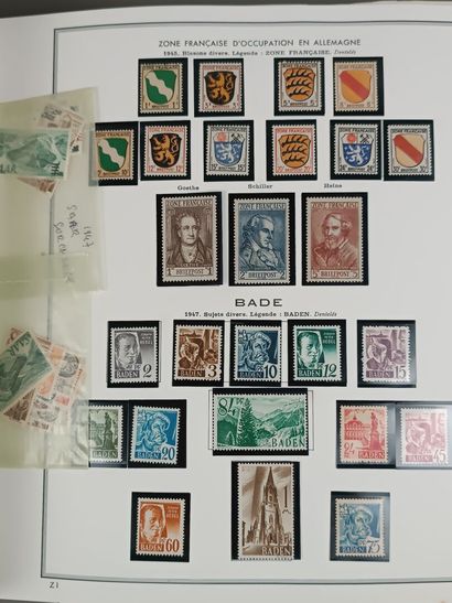 FRANCE.
Collection de timbres neufs et oblitérés,...