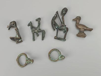 ART AFRICAIN
Lot de 10 pièces en métal ou...