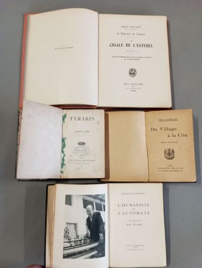Lot de 4 ouvrages:
-Marquet, du village à...