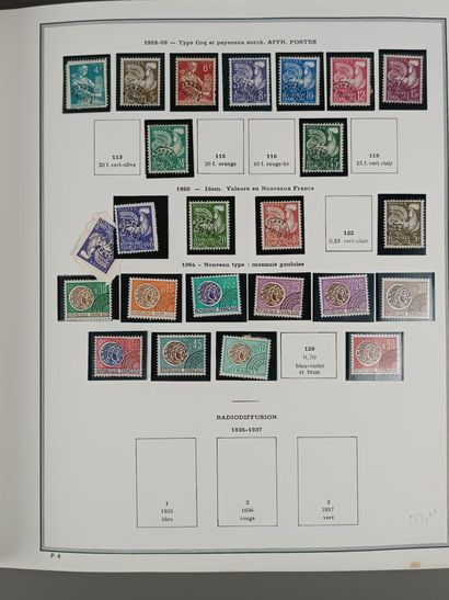 FRANCE.
Collection de timbres neufs et oblitérés,...