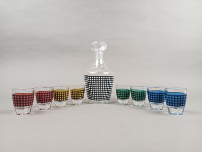 Service liqueur cristal d'ARQUES comprenant...