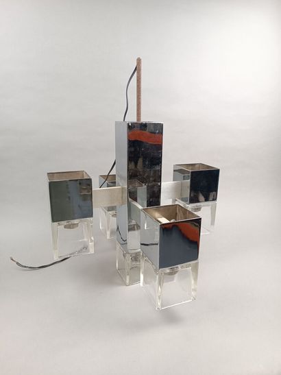 Gaetano SCIOLARI (1927-1994), 
Lustre modèle...