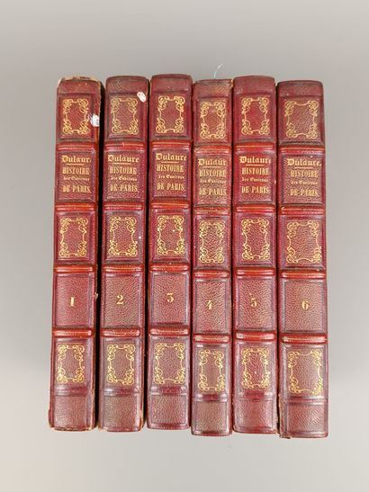 J.A. DULAURE
 Histoire des environs de Paris.
Paris,...