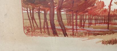 AVIATION AERONAUTIQUE]
Ernest MONTAUT (1879-1936)
