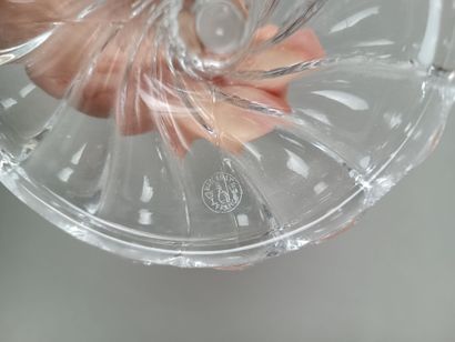 BACCARAT
Chandelier en cristal moulé constitué...