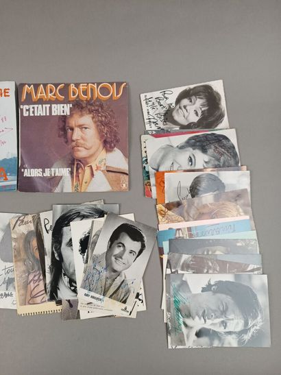 Lot de dédicaces ou autographes (parfois...