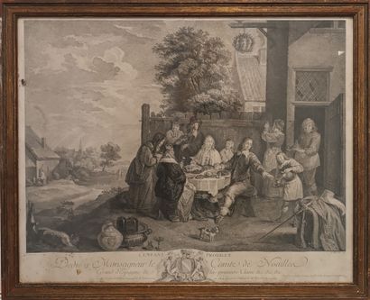 Jacques Philippe LE BAS (1707-1783) d'après...