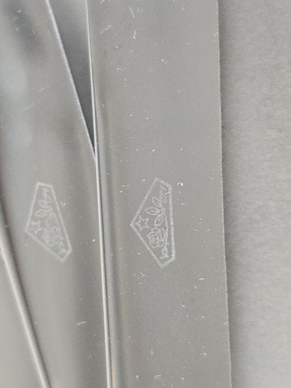 HENIN & Cie 
Double set of knives with silver...