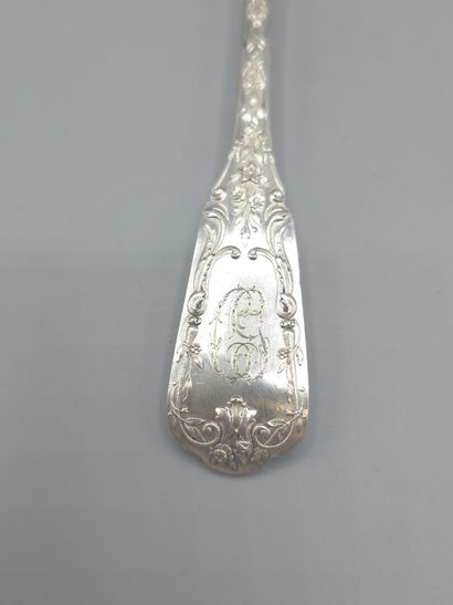 CARDEILHAC 
Cuillère à sucre en argent de...