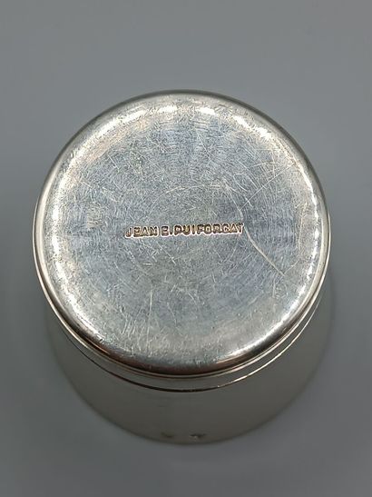 Émile PUIFORCAT
Small silver kettledrum with...