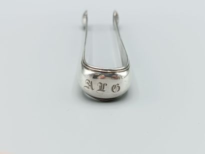 PARIS 1819-38
Pince à sucre en argent de...