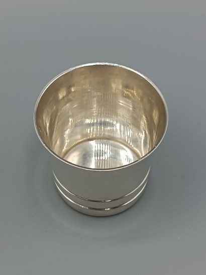 Émile PUIFORCAT
Small silver kettledrum with...