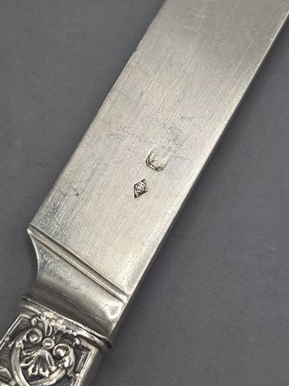 HENIN & VIVIER
Set of 6 fruit knives with...