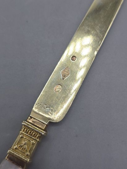 GAVET, cutler to the King 
Letter opener...