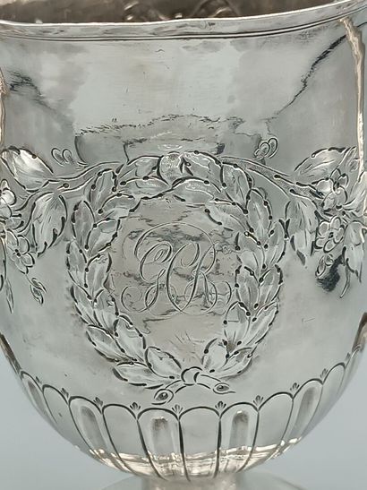 LONDRES 1793
Coupe de mariage en argent dite...