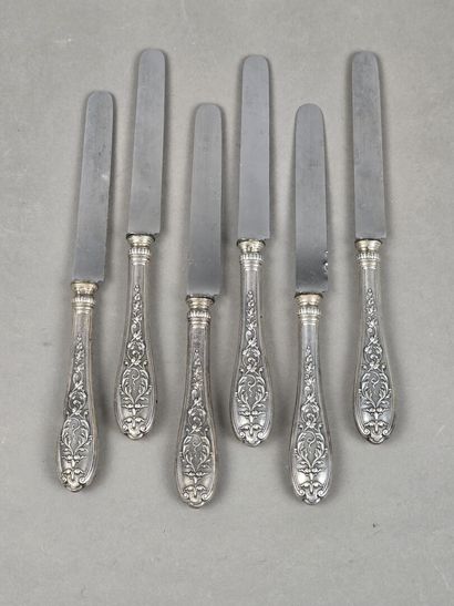 HENIN & Cie 
Set of 6 fruit/entremets knives...