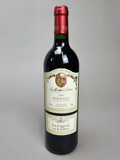 BORDEAUX
Medoc
La croix de Gadet, 6 B, 2001
Carton...