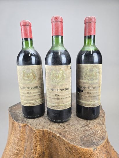 LALANDE DE POMEROL
3 B 
1971
Vieil état,...