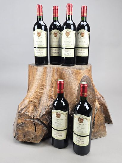BORDEAUX
Medoc
La croix de Gadet, 6 B, 2001
Carton...