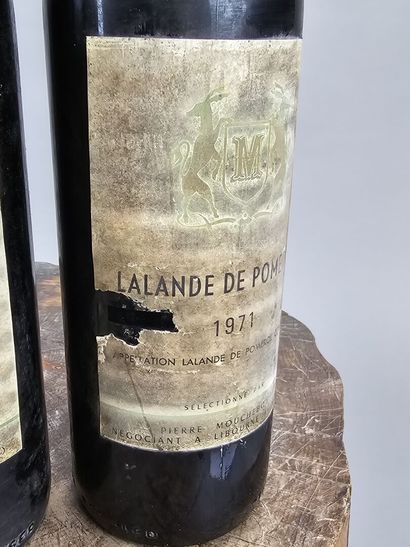 LALANDE DE POMEROL
3 B 
1971
Vieil état,...