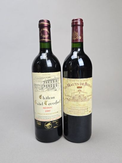 BORDEAUX, lot de 8 B
-CHATEAU CADET TERREFORT,...