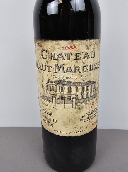 Saint Estephe
Château Haut-Marbuzet 
1 Bouteille.
Année...