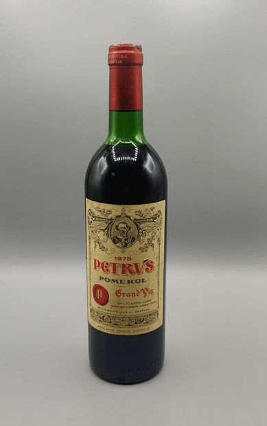 POMEROL.
Petrus.
1 bouteille. 
1978.
Accrocs...