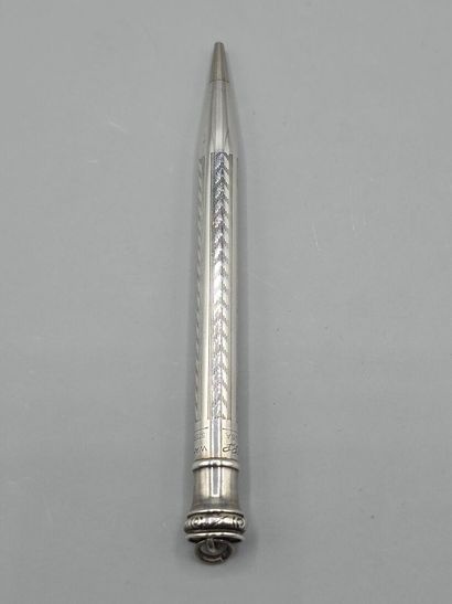WAHL EVERSHARP 
Porte-mine en argent. 
Mention