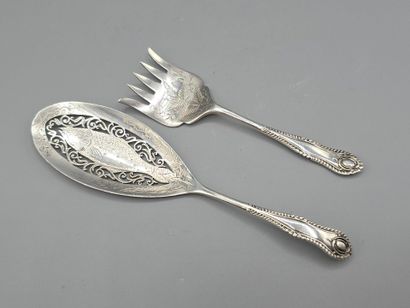 SHEFFIELD 1908
Silver fish service with 2...