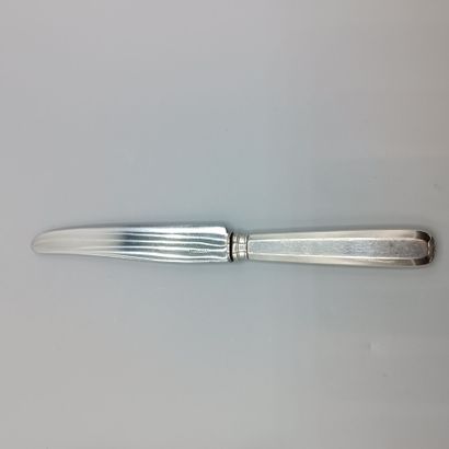 DOUTRE ROUSEL
Complete set of 12 table knives...